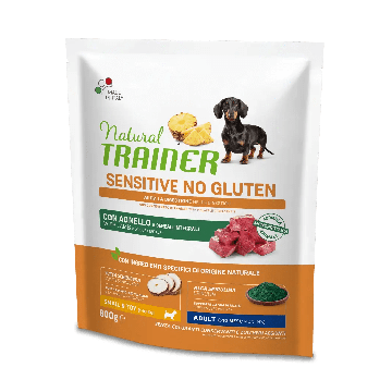 800gr Natural Trainer Sensitive Adult Small Agnello