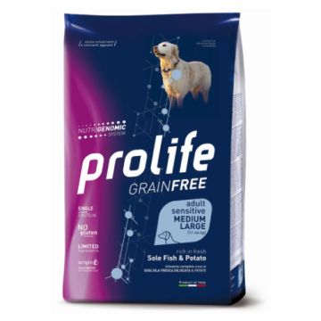 PROLIFE DOG M/L SOLE FISH GF 10KG