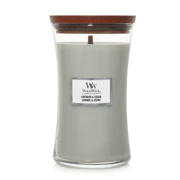 Woodwick Candela Profumata Lavender & Cedar