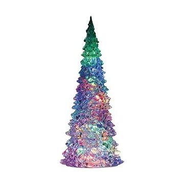 Crystal Lighted Tree 4 Color Changeable Lemax Natale