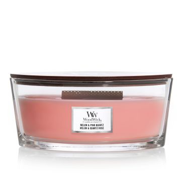 Woodwick Candela Ellipse Melon And Pink Quartz