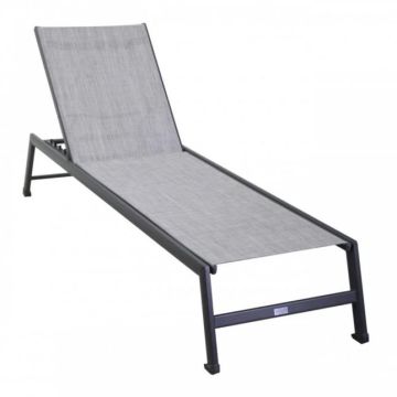 VACCHETTI - Lettino alluminio cleveland Antracite 