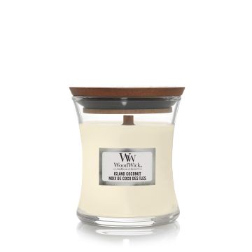 Woodwick Candela Profumata Island Coconut