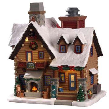THICKET FALLS CABIN, (SMOKING) Villaggi di Natale in Movimento Lemax