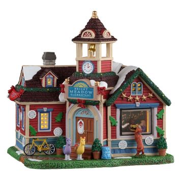BRIGHT MEADOW ELEMENTARY Villaggi di Natale in Movimento Lemax