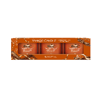 Yankee Candle Set 3 Candele Votive Cinnamon Stick