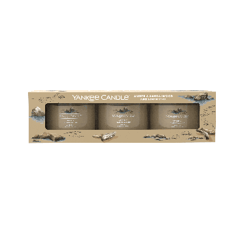 Yankee Candle Set 3 Candele Votive Amber & Sandalwood