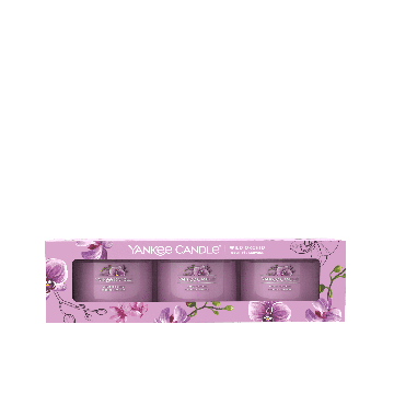 Yankee Candle Set 3 Candele Votive Wild Orchid