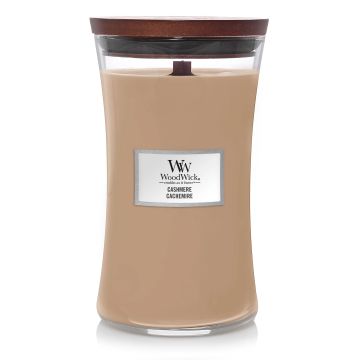 Woodwick Candela Profumata Cashmere 