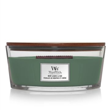Woodwick Candela Ellipse Mint Leaves & Oak