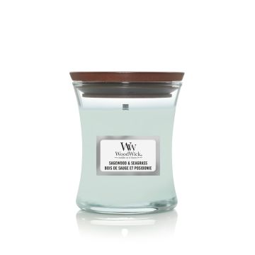 Woodwick Mini Sagewood & Seagrass