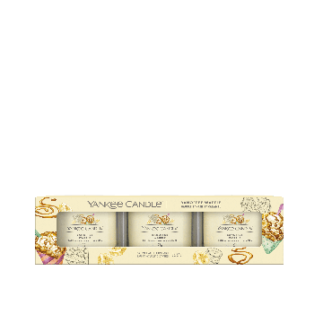 Yankee Candle Set 3 Candele Votive Banoffee Waffle