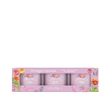 Yankee Candle Set 3 Candele Votive Hand Tied Blooms