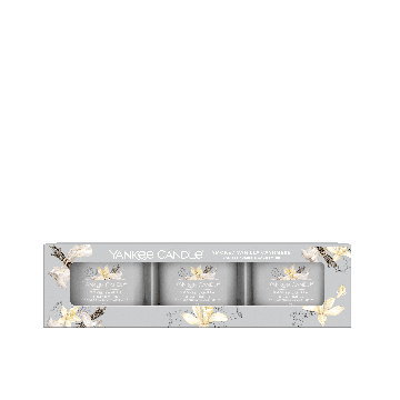 Yankee Candle Set 3 Candele Votive Smoked Vanilla & Cashmere