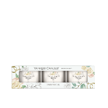 Yankee Candle Set 3 Candele Votive Wedding Day