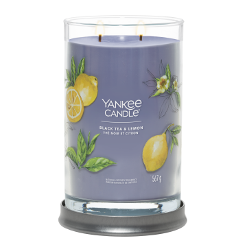 Yankee Candle Signature Tumbler Giara Grande Black Tea & Lemon