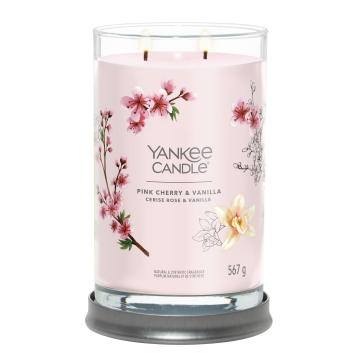 Yankee Candle Signature Tumbler Giara Grande Pink Cherry Vanilla