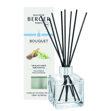 Maison Berger - Bouquet Cube con bastoncini - Thè Blanc Puretè 125ml