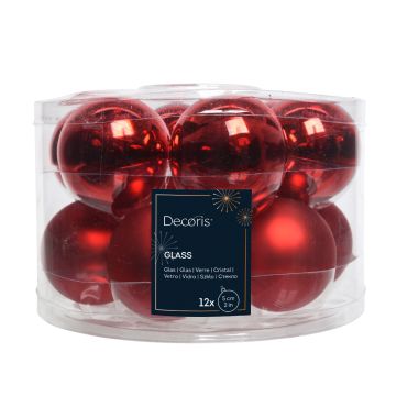 KAEMINGK - 12 palline rosse per Natale