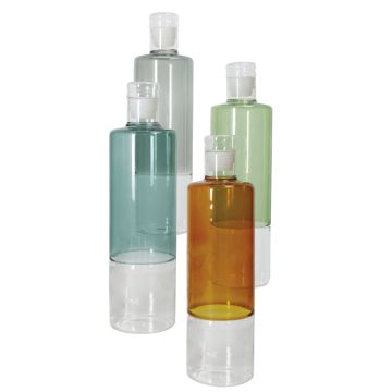 Brandani - BOTTIGLIA BICOLOR COLORI ASSORTITI VETRO