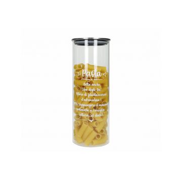 Brandani - BARATTOLO PASTA VETRO CON TAPPO ERMETICO METALLO
