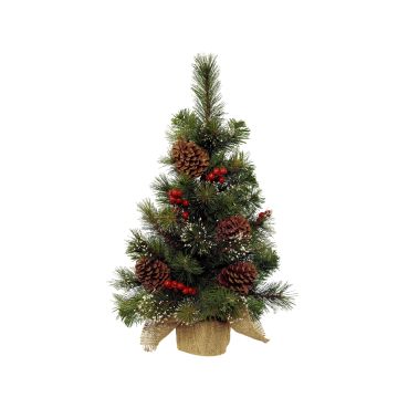 Ipswich mini albero innevato diametro 45.00-H75.00cm colore verde/bianco.