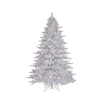 Abete di Copenhagen glitterato diametro 119.00-H180.00cm colore bianco/iris.