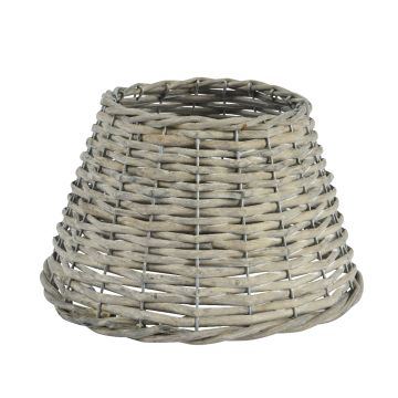 Anello di salice diametro 25.00-H15.00cm colore grigio.