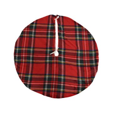Gonna per albero in velluto di poliestere dia100,00-H1,50cm colore rosso