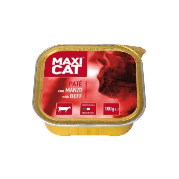 Maxi Cat Paté con Manzo 100 gr