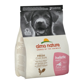 Almo Nature Cane Holistic Medium Puppy con Pollo e Riso