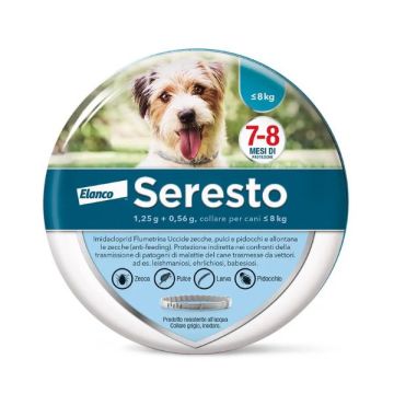 Seresto Collare Antiparassitario per Cani Piccoli ( fino a 8 kg)