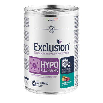 Exclusion Diet Hypoallergenic con Cervo e Patate Lattina