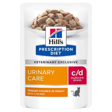 Hill's Prescription Diet Feline c/d Urinary Stress Busta 85 gr Pollo e Salmone