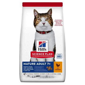 Hill's Science Plan Feline Mature Adult +7 Pollo