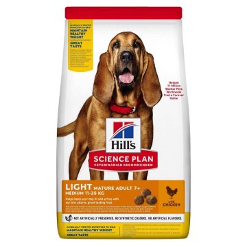 Hill's Science Plan Canine Mature Adult 7+ Light con Pollo