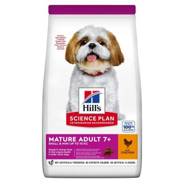 Hill's Science Plan Canine Mature Adult 7+ Small & Miniature con Pollo e Tacchino