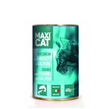 Maxi Cat Bocconcini con Gamberetti e Salmone 400 gr