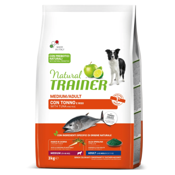 Trainer Natural Medium Pesce, Riso e Alga Spirulina